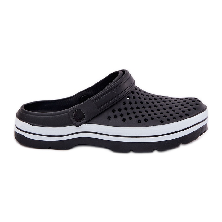 EVento Zapatillas de espuma de hombre negro