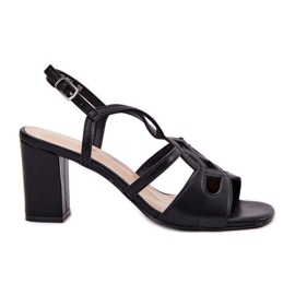 Sandalias de alto rendimiento para mujeres Sergio Leone Sk884 Negro
