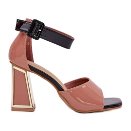 Sandalias de mujeres pintadas en el Vinceza 20266 Pink Post rosa