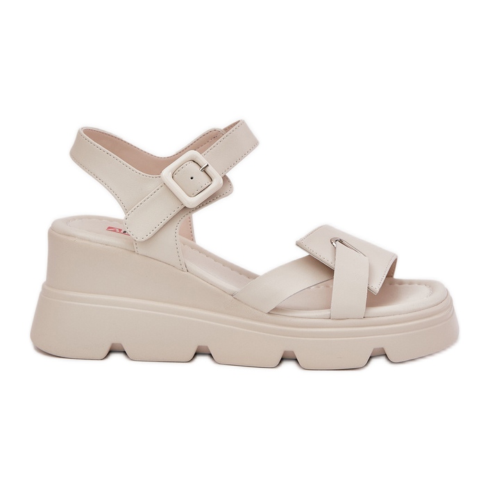 ARTIKER Sandalias de cuero para mujeres para artker antiguo 54C1624 beige