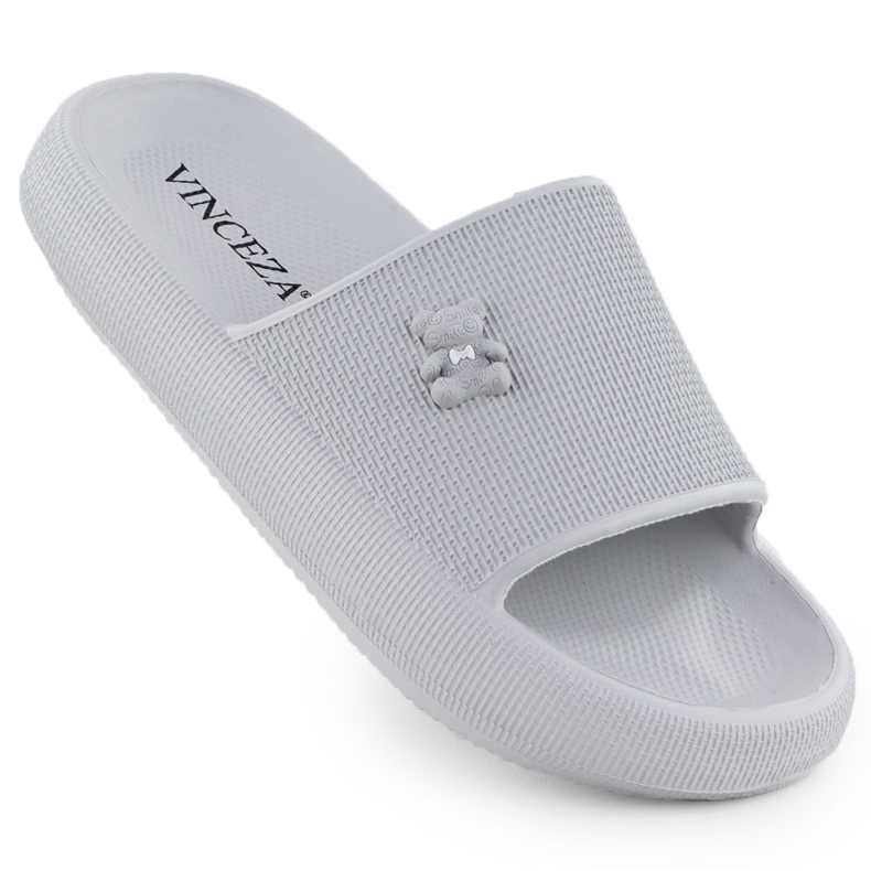 Chanclas de espuma para la playa de la piscina con osito de peluche gris Vinceza 75210