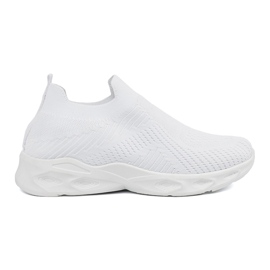 Zapatos deportivos de mujeres blancas blanco