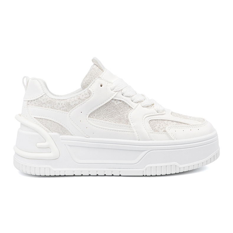 Deportivas blancas mujer blanco