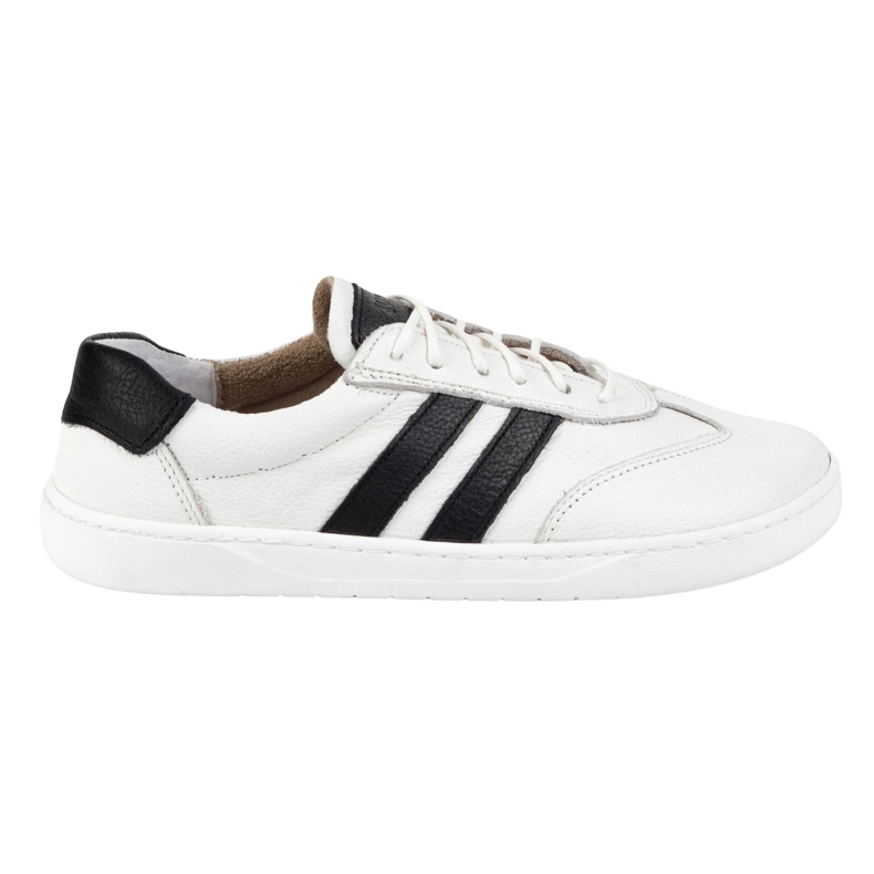 Zapatos de cuero para mujeres Joker Blackorwhite White - zapatillas minimalistas Olivier blanco