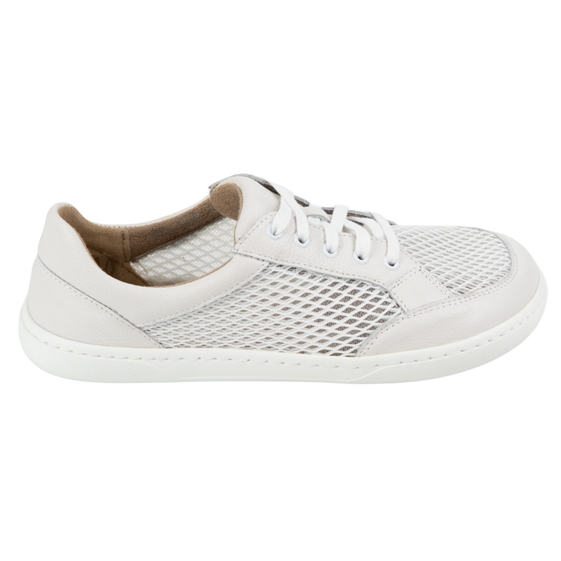 WASAK Zapatos de mujer de cuero minimalista de mujeres 0772SW White blanco