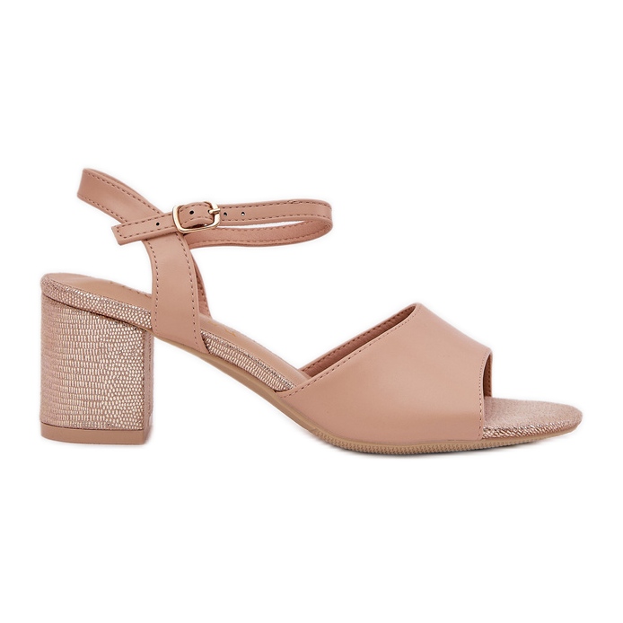 Sandalias femeninas en el beige Vinceza 20275