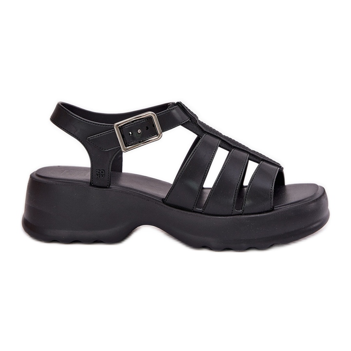 Sandalias femeninas Fragant Zaxy RR285117 Negro