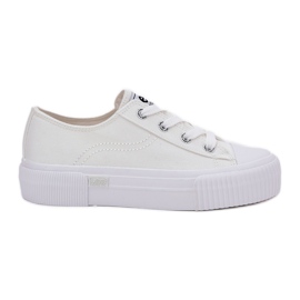 Zapatillas para mujeres en la plataforma Lee Isla C Women Low 50251001 White blanco