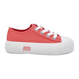 Zapatillas para jóvenes para niños Lee Isla C Low 50251058 Coral naranja