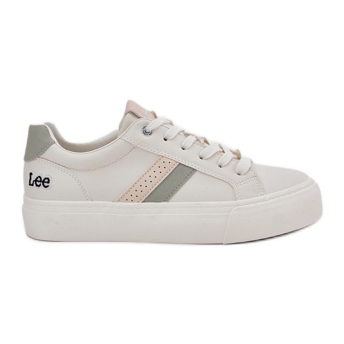 Zapatillas de deporte para mujeres Lee Layla Women Low 50251003 Blanco extendido