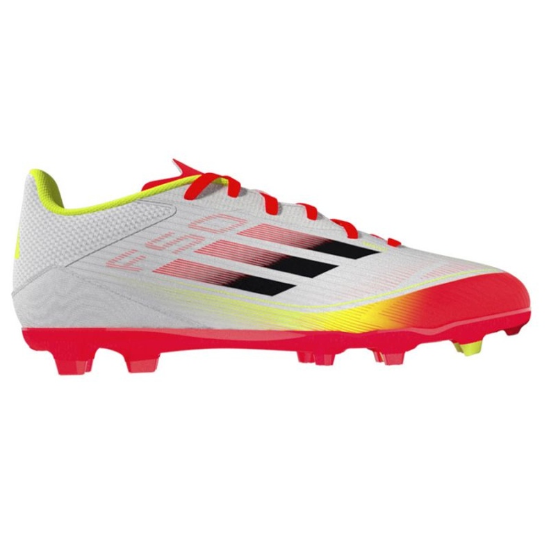 Zapatos adidas f50 liga fg/mg ie3747 blanco