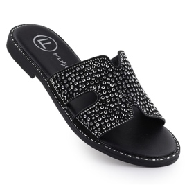Flip Flip Flip con diamantes de imitación Filippo DK6973 negro