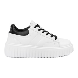 Shelvt Deportivas blancas mujer blanco