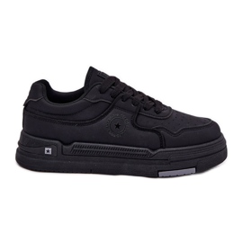 Zapatillas bajas de las zapatillas Big Star RR274A311 Sistema Hi-Pola Sistema negro