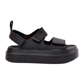 Inna Sandalias para mujeres en la plataforma con velcro negro