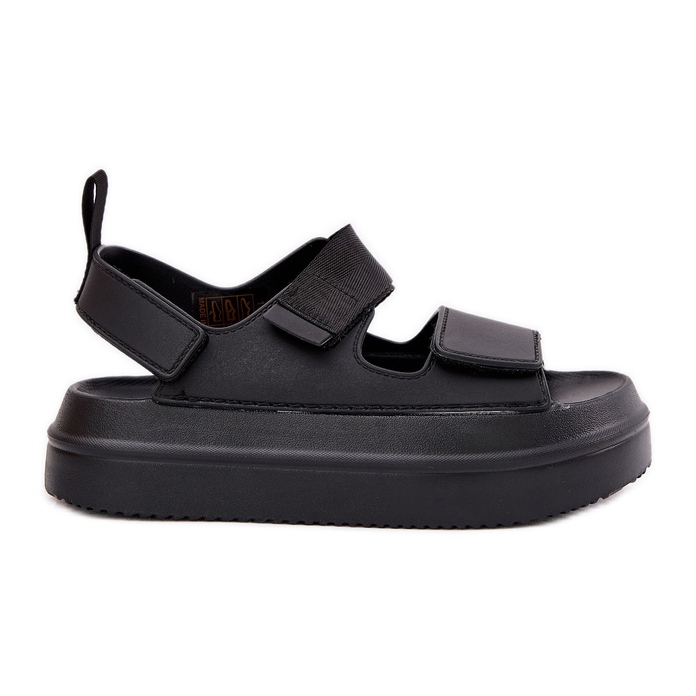 Inna Sandalias para mujeres en la plataforma con velcro negro
