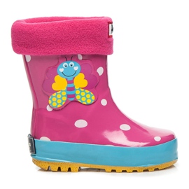 American Club Mariposas Wellies rosa