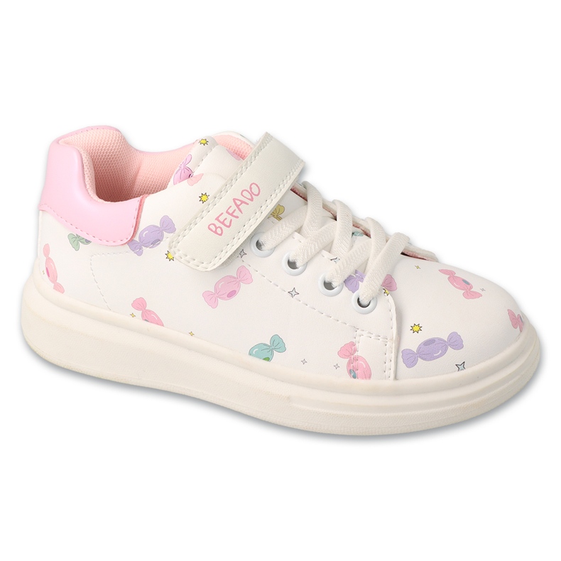 Sports de niños Befado 514x032 Blanco con aplicaciones de dulces