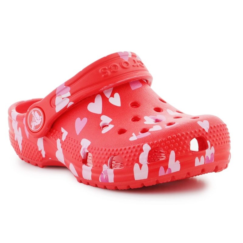 Crocs Classic Vday Clog T 209755-6Zr Flip-Flops rojo