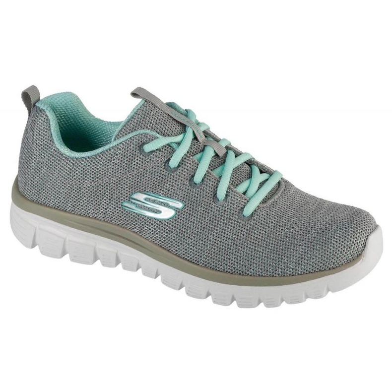 Skechers Twisted Fortune Shoes 12614-Gymn gris Skechers Twisted Fortune Shoes 12614-Gymn gris