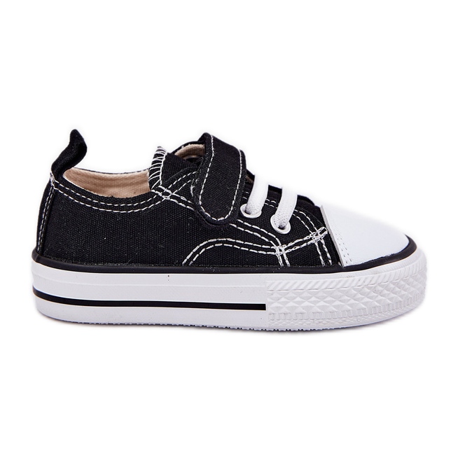 Inna Zapatillas de deporte para niños de velcro negro