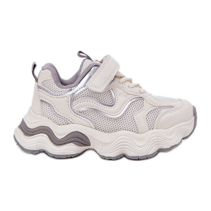 Inna Zapatillas para niños en una suela blanca gruesa blanco