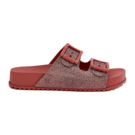 Flip fragantes chanclas para mujeres con brillo y hebillas Zaxy RR285025 Dirty Pink rosado