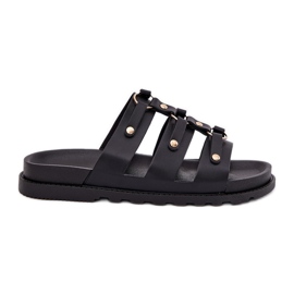 Inna Zapatillas para mujeres con rayas negras negro