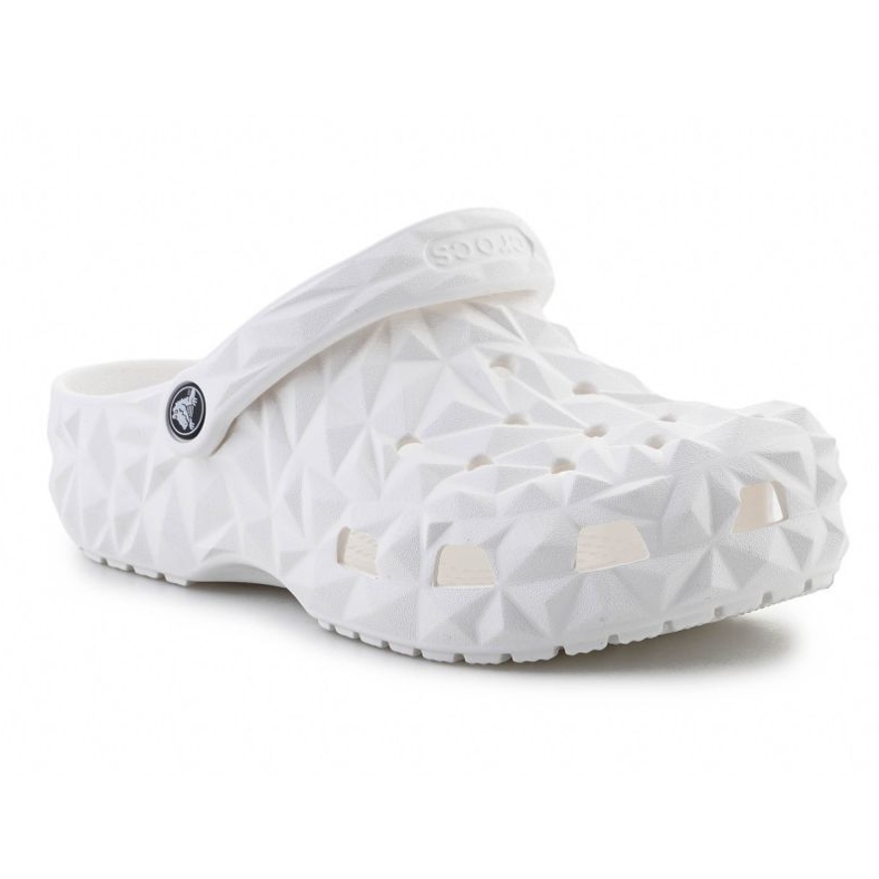 Crocs Classic geométrico Clog 209563-100 flip-flops blanco