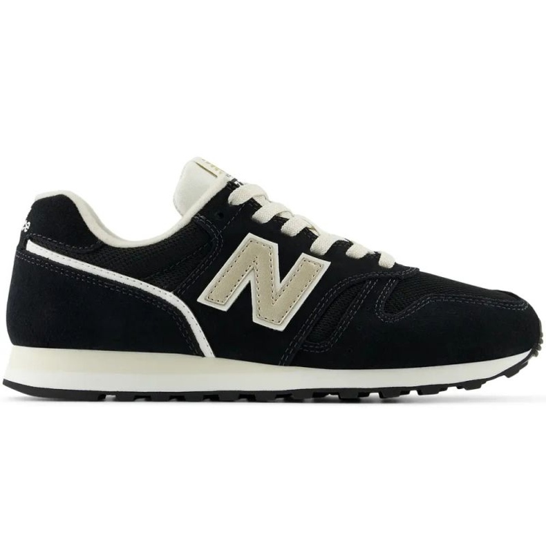 Zapatillas de deporte femenino New Balance 373 Black Suede Sports Shops (WL373LK2) negro