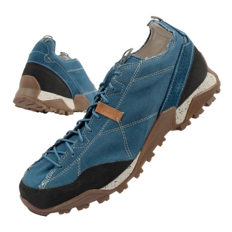 Zapatos de trekking para hombres Aku Naciva Canvas [646 016] azul