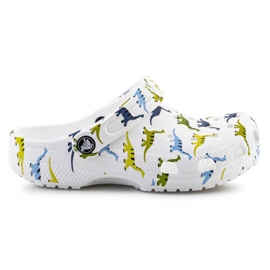 Correo infantil Crocs Clasificador de caracteres Clay de impresión 209695-9DH White blanco