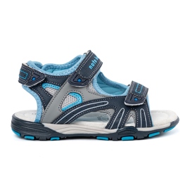 Shelvt Sandalias de los niños azul marino