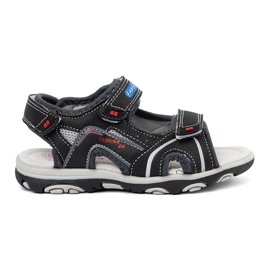 Shelvt Sandalias de chicos negros