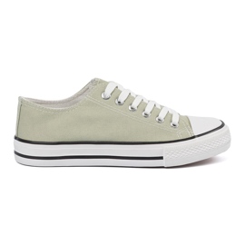 Shelvt Zapatillas de deporte de material para mujeres verde