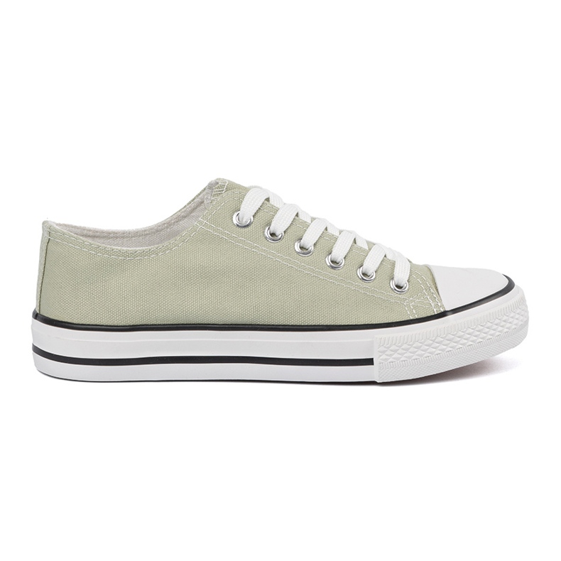 Shelvt Zapatillas de deporte de material para mujeres verde