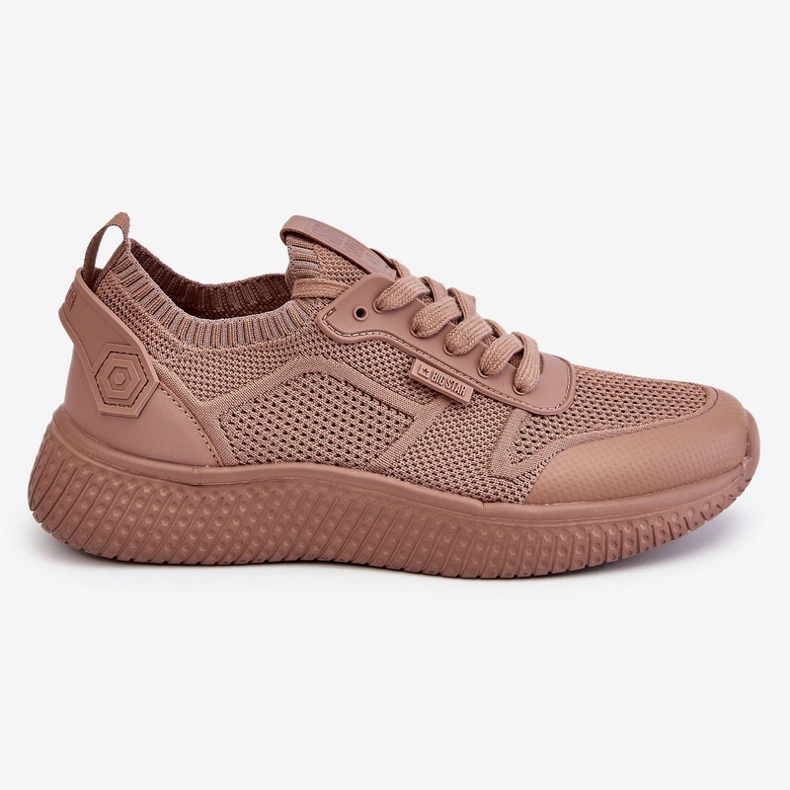 Zapatillas de zapatillas para mujeres FUMA MUCIONES BIG STAR LL274416 BEIGE