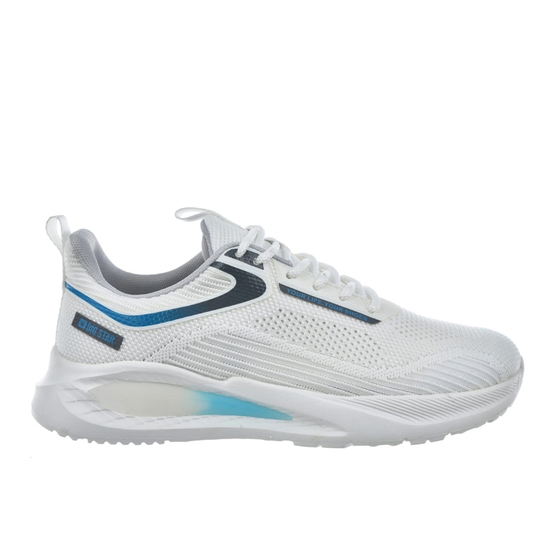 Big Star Zapatos para hombres zapatos deportivos grandes estrellas nn174374 blanco