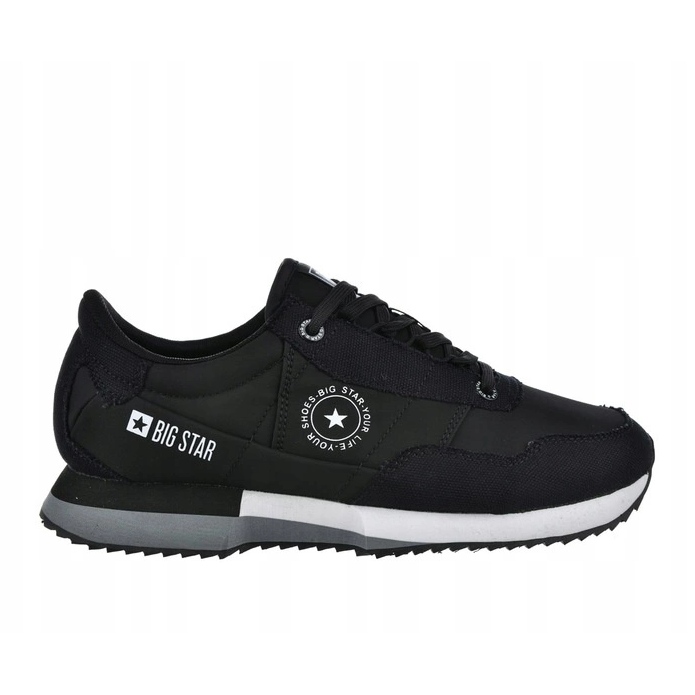 Big Star Zapatos para hombres zapatos deportivos grandes estrellas nn174420 negros