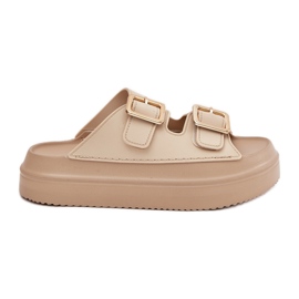 Inna Flip Flip Flip Flip en la plataforma con Beige de Golden Heblas