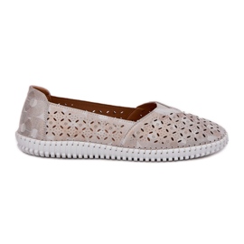 EVento Subcrew Openwork Shoes Golden-Grey Grey's gris