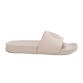 EVento Zapatillas para mujeres livianas con beige decorativo prensado