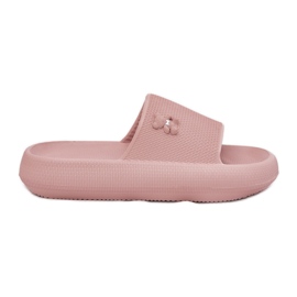 Flip de espuma para mujeres chanclas en la plataforma con un Vinceza Teddy Bear 75210 Pink rosa