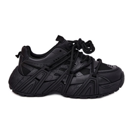 Inna Zapatillas de deporte para mujeres con doble cordón negro