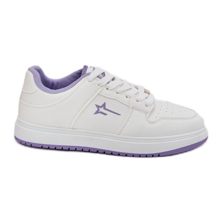 Zapatillas de deporte femenino Big Star RR274A245 Hi-Polish White and Purple System blanco Zapatillas de deporte femenino Big Star RR274A245 Hi-Polish White and Purple System blanco