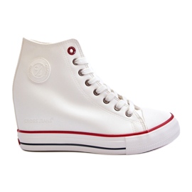 Zapatillas Mujer Cuña Cross Jeans NN2R4004 Blanco Zapatillas Mujer Cuña Cross Jeans NN2R4004 Blanco