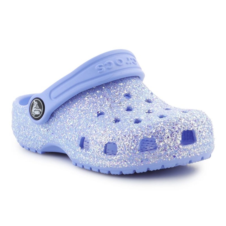 Crocs Classic Glitter Clog T 206992-5Q6 Flaps azul Crocs Classic Glitter Clog T 206992-5Q6 Flaps azul