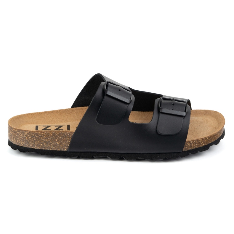 Vriston Zapatos para hombres Flip Flip Flip Alexz Black Skin Face negro