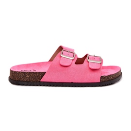 Inna Chanclas para mujeres con abrazaderas de neón rosa rosado