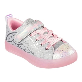 Skechers S Lights Twinke Sparks Heather Magic 314703L-Gypk Zapatos plata
